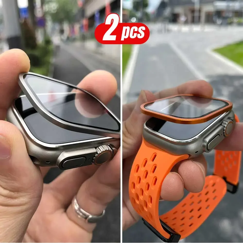 2 pezzi telaio in metallo tita - Smartwatch Screen Film recensione e prezzo