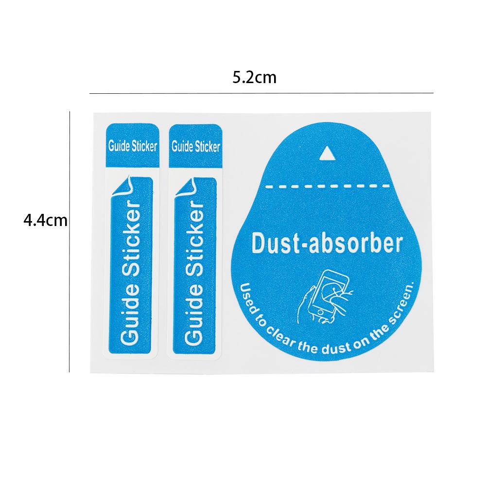 Adesivo guida per vetro temper - Dust Removal Sticker recensione e prezzo